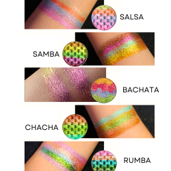 SAMBA - cień prasowany, multichromowy.