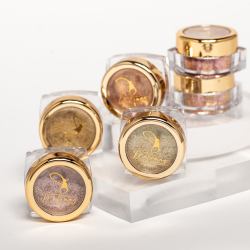 Zestaw 3 pigmentów złotych