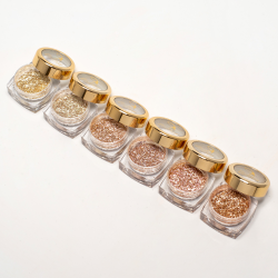 Zestaw 3 pigmentów złotych