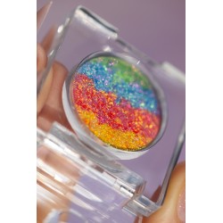 BACHATA - cień prasowany, multichromowy.