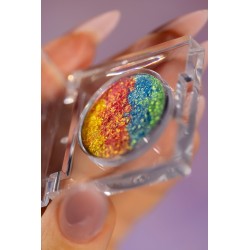 BACHATA - cień prasowany, multichromowy.