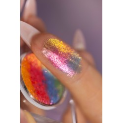 BACHATA - cień prasowany, multichromowy.