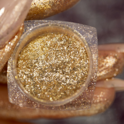GLOW - pigment sypki, kolor jasny złoty